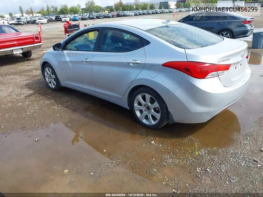 2012 HYUNDAI ELANTRA VIN KMHDH4AE1CU456299 — фото 3