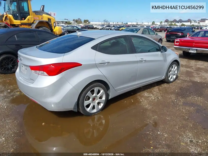2012 HYUNDAI ELANTRA VIN KMHDH4AE1CU456299 — фото 4