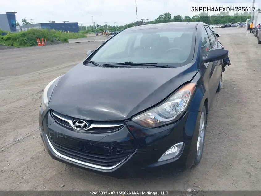 2013 HYUNDAI ELANTRA VIN 5NPDH4AEXDH285617 — фото 12