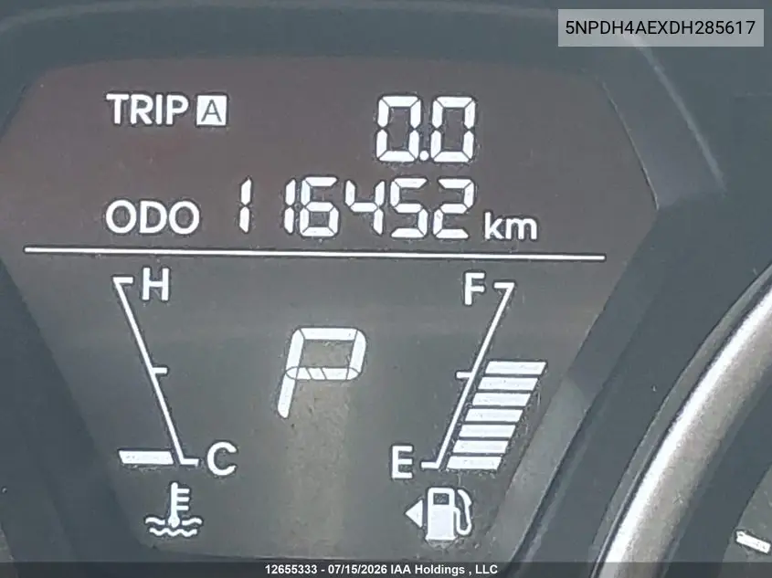 2013 HYUNDAI ELANTRA VIN 5NPDH4AEXDH285617 — фото 15