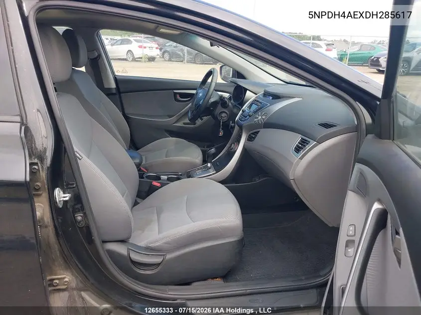 2013 HYUNDAI ELANTRA VIN 5NPDH4AEXDH285617 — фото 5