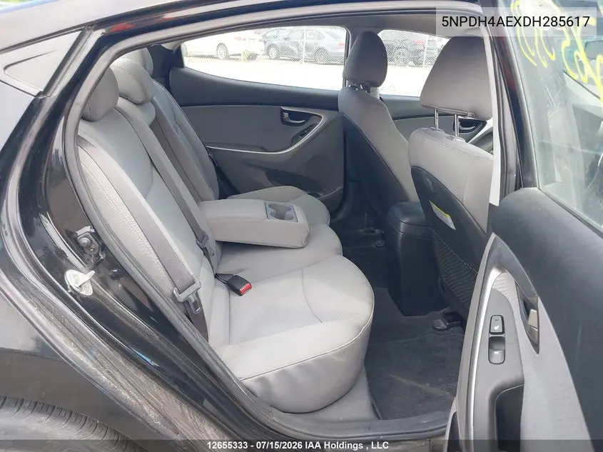2013 HYUNDAI ELANTRA VIN 5NPDH4AEXDH285617 — фото 8