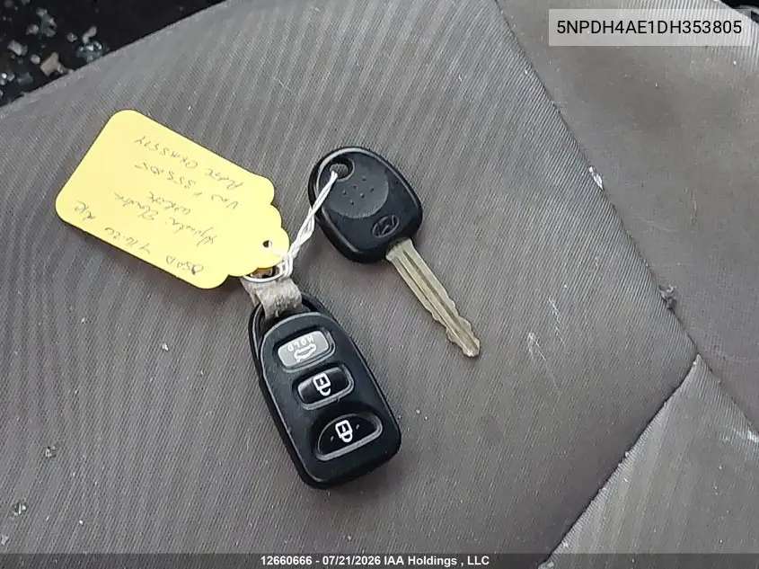 2013 HYUNDAI ELANTRA VIN 5NPDH4AE1DH353805 — фото 10