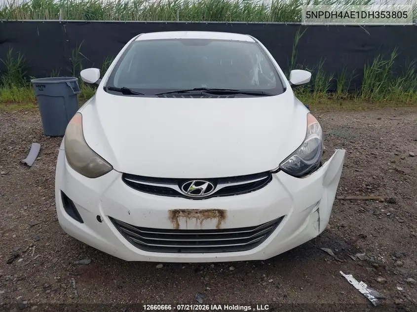 2013 HYUNDAI ELANTRA VIN 5NPDH4AE1DH353805 — фото 11