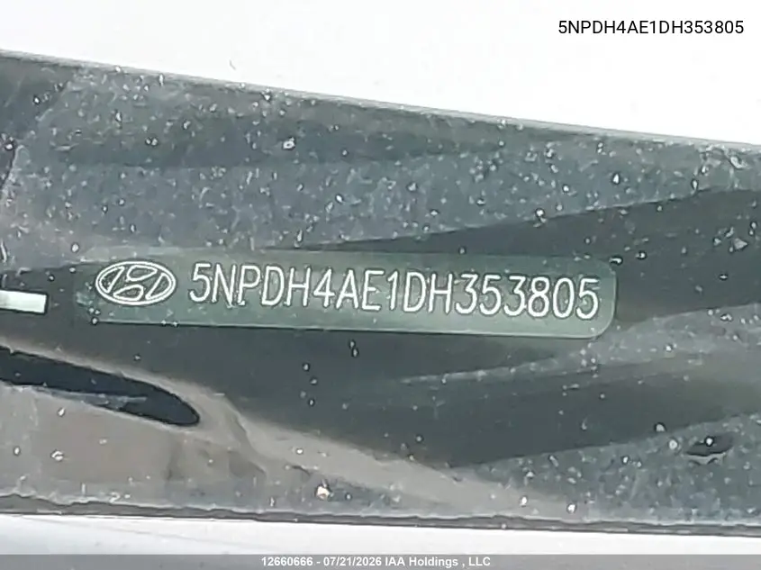 2013 HYUNDAI ELANTRA VIN 5NPDH4AE1DH353805 — фото 17