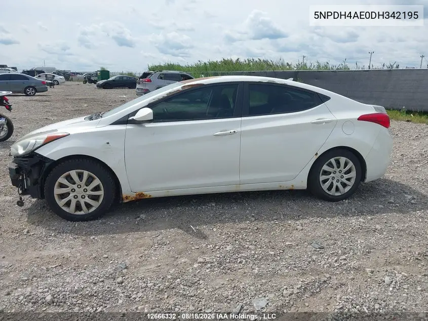 2013 HYUNDAI ELANTRA VIN 5NPDH4AE0DH342195 — фото 15
