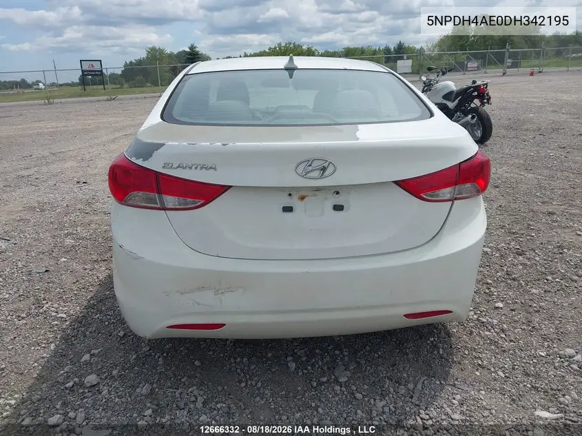 2013 HYUNDAI ELANTRA VIN 5NPDH4AE0DH342195 — фото 17