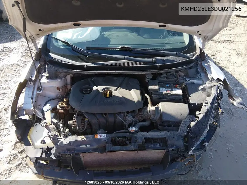2013 HYUNDAI ELANTRA VIN KMHD25LE3DU021256 — фото 10