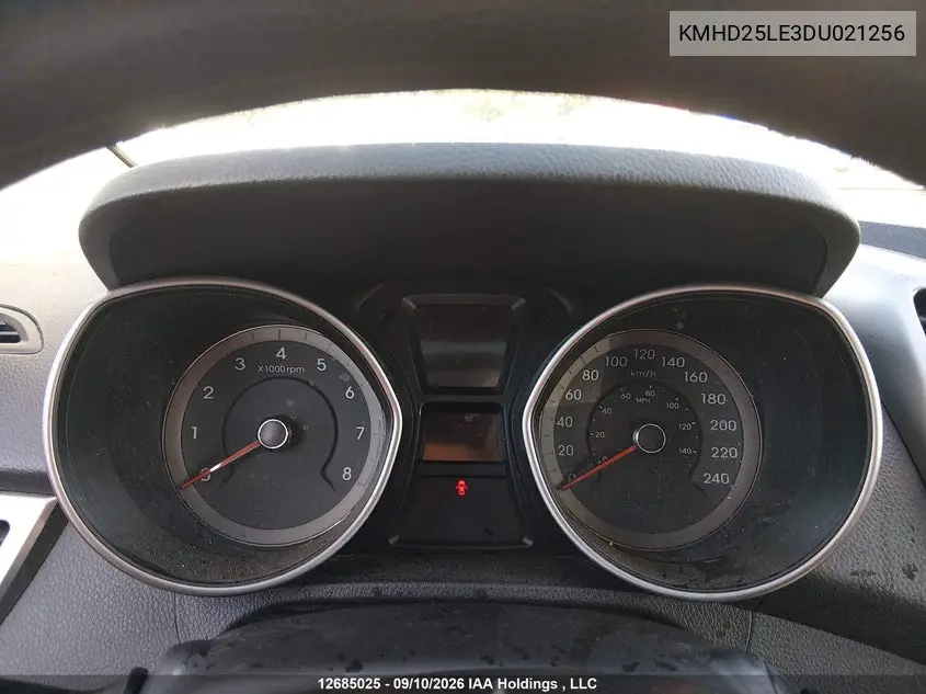 2013 HYUNDAI ELANTRA VIN KMHD25LE3DU021256 — фото 7