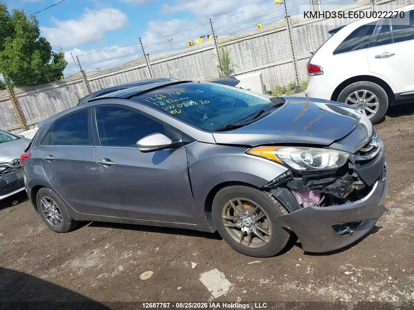 2013 HYUNDAI ELANTRA VIN KMHD35LE6DU022270 — фото 13