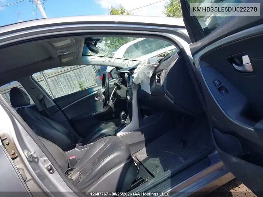 2013 HYUNDAI ELANTRA VIN KMHD35LE6DU022270 — фото 5