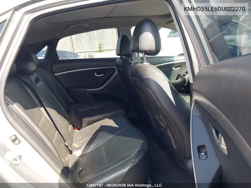 2013 HYUNDAI ELANTRA VIN KMHD35LE6DU022270 — фото 8