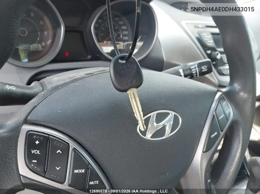 2013 HYUNDAI ELANTRA VIN 5NPDH4AE0DH433015 — фото 11