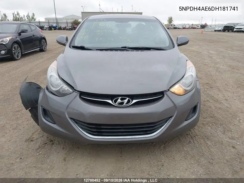 2013 HYUNDAI ELANTRA VIN 5NPDH4AE6DH181741 — фото 12