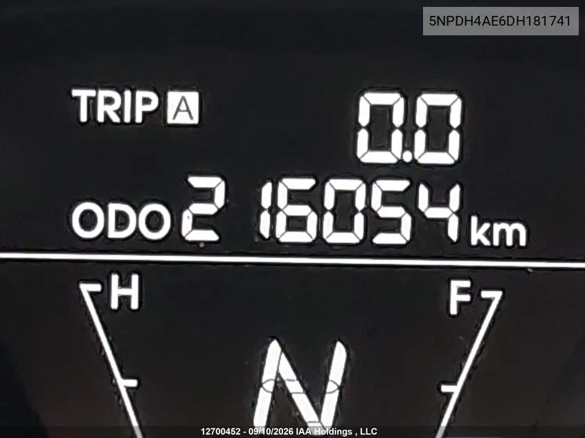 2013 HYUNDAI ELANTRA VIN 5NPDH4AE6DH181741 — фото 15