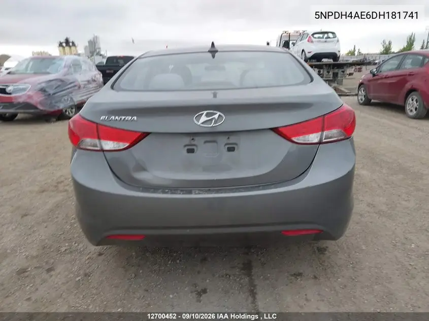 2013 HYUNDAI ELANTRA VIN 5NPDH4AE6DH181741 — фото 16