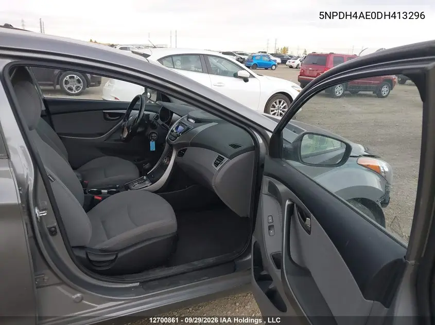 2013 HYUNDAI ELANTRA VIN 5NPDH4AE0DH413296 — фото 5