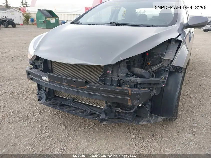 2013 HYUNDAI ELANTRA VIN 5NPDH4AE0DH413296 — фото 6
