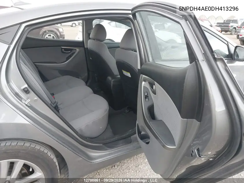 2013 HYUNDAI ELANTRA VIN 5NPDH4AE0DH413296 — фото 8