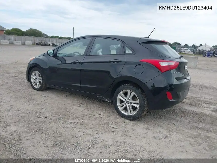 2013 HYUNDAI ELANTRA VIN KMHD25LE9DU123404 — фото 3