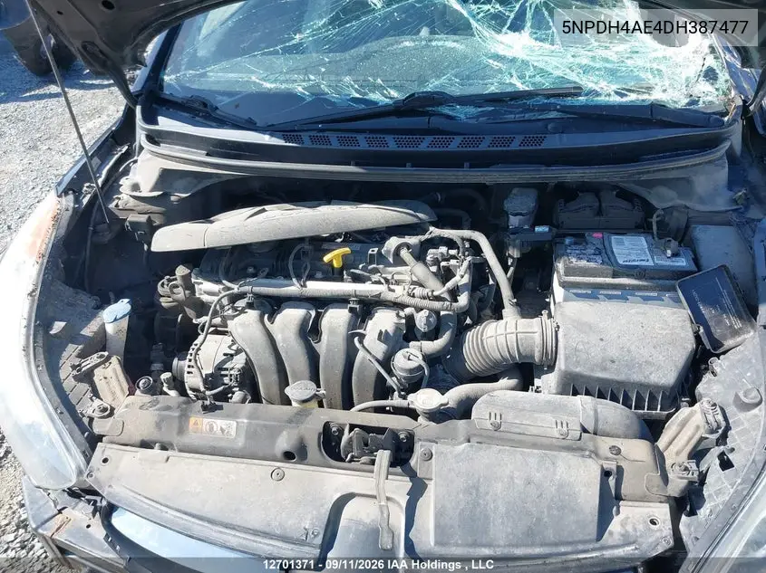 2013 HYUNDAI ELANTRA VIN 5NPDH4AE4DH387477 — фото 10