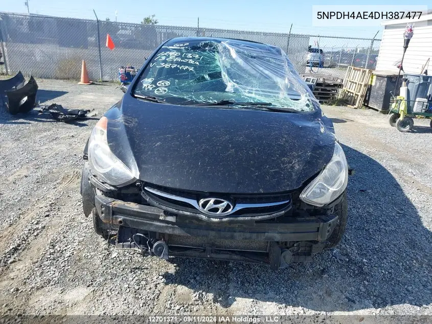 2013 HYUNDAI ELANTRA VIN 5NPDH4AE4DH387477 — фото 13