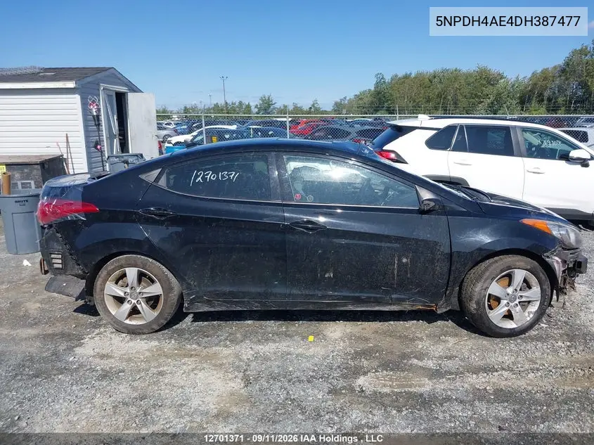 2013 HYUNDAI ELANTRA VIN 5NPDH4AE4DH387477 — фото 14
