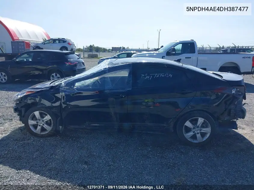 2013 HYUNDAI ELANTRA VIN 5NPDH4AE4DH387477 — фото 15