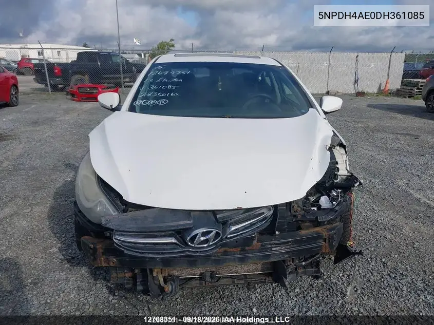 2013 HYUNDAI ELANTRA VIN 5NPDH4AE0DH361085 — фото 12