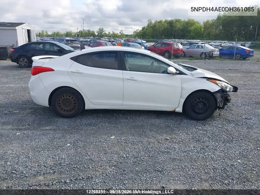 2013 HYUNDAI ELANTRA VIN 5NPDH4AE0DH361085 — фото 13