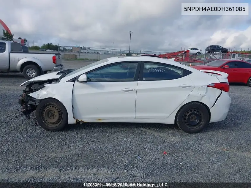 2013 HYUNDAI ELANTRA VIN 5NPDH4AE0DH361085 — фото 14
