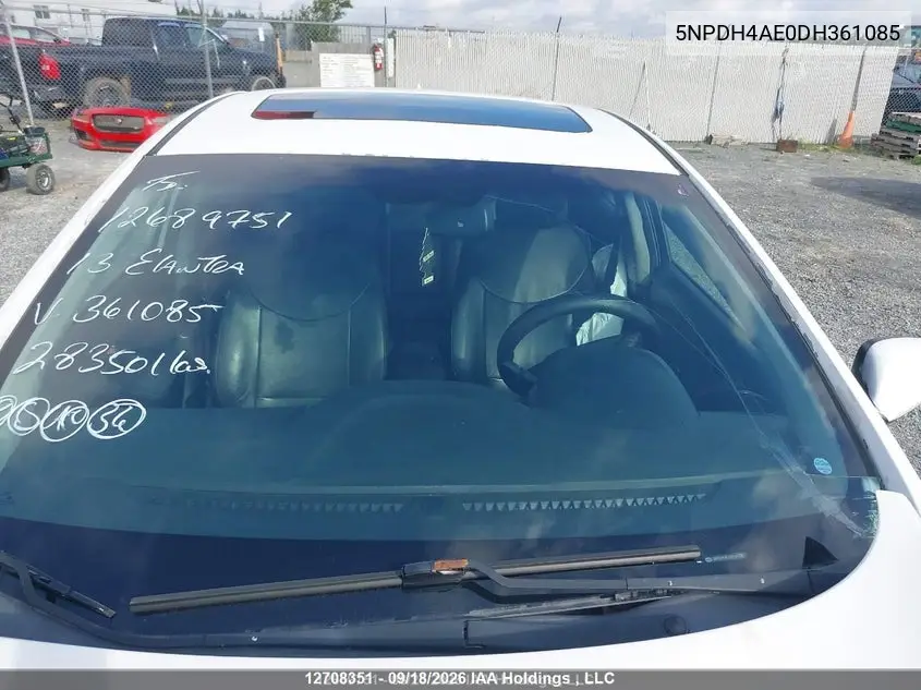 2013 HYUNDAI ELANTRA VIN 5NPDH4AE0DH361085 — фото 17