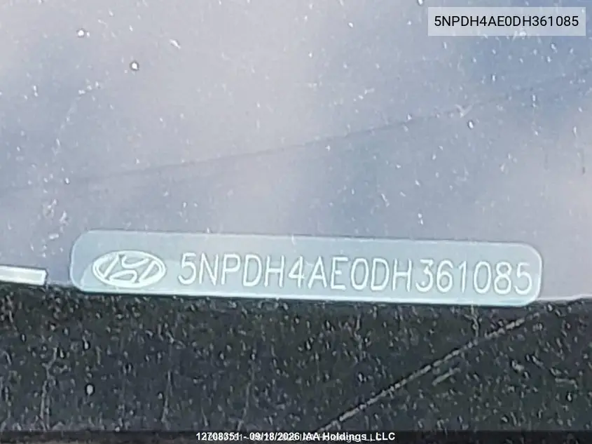 2013 HYUNDAI ELANTRA VIN 5NPDH4AE0DH361085 — фото 18