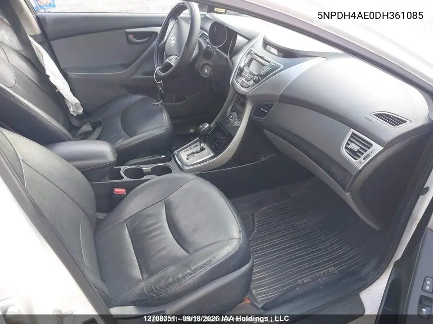2013 HYUNDAI ELANTRA VIN 5NPDH4AE0DH361085 — фото 5