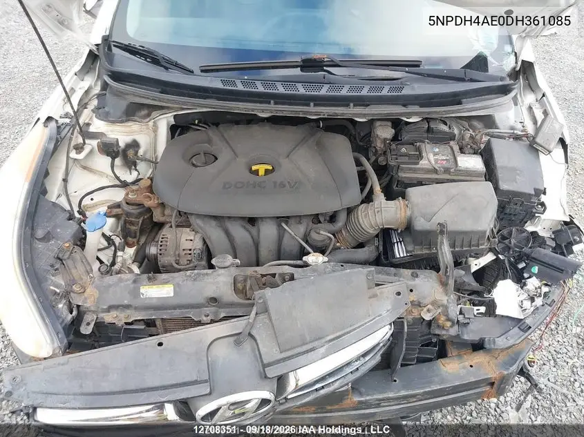 2013 HYUNDAI ELANTRA VIN 5NPDH4AE0DH361085 — фото 9