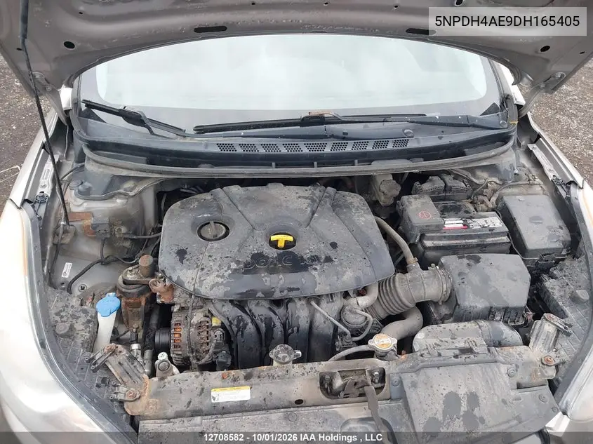 2013 HYUNDAI ELANTRA VIN 5NPDH4AE9DH165405 — фото 10