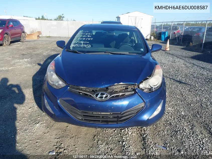 2013 HYUNDAI ELANTRA VIN KMHDH6AE6DU008587 — фото 12