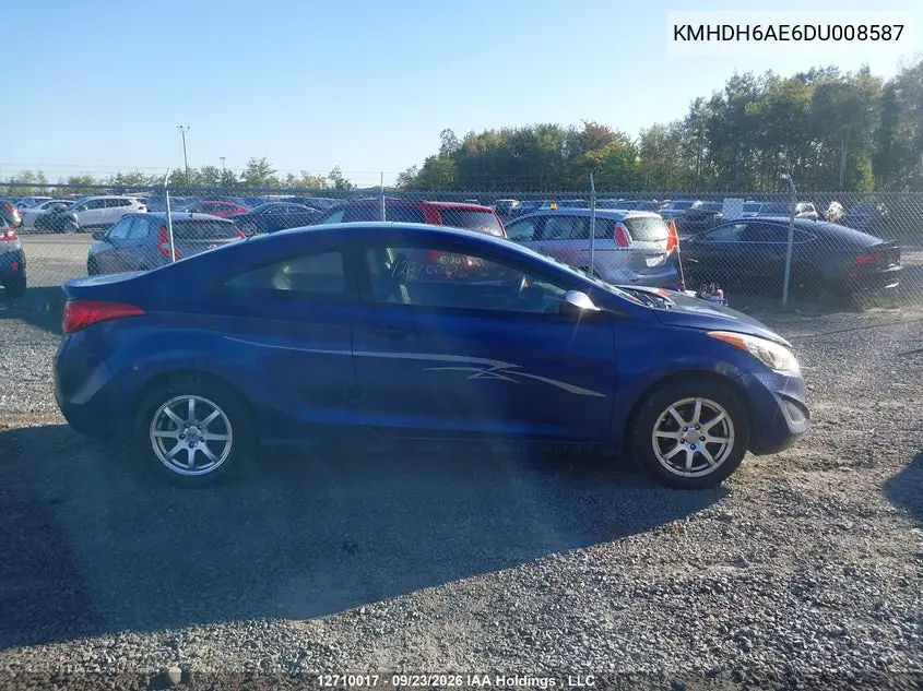 2013 HYUNDAI ELANTRA VIN KMHDH6AE6DU008587 — фото 13