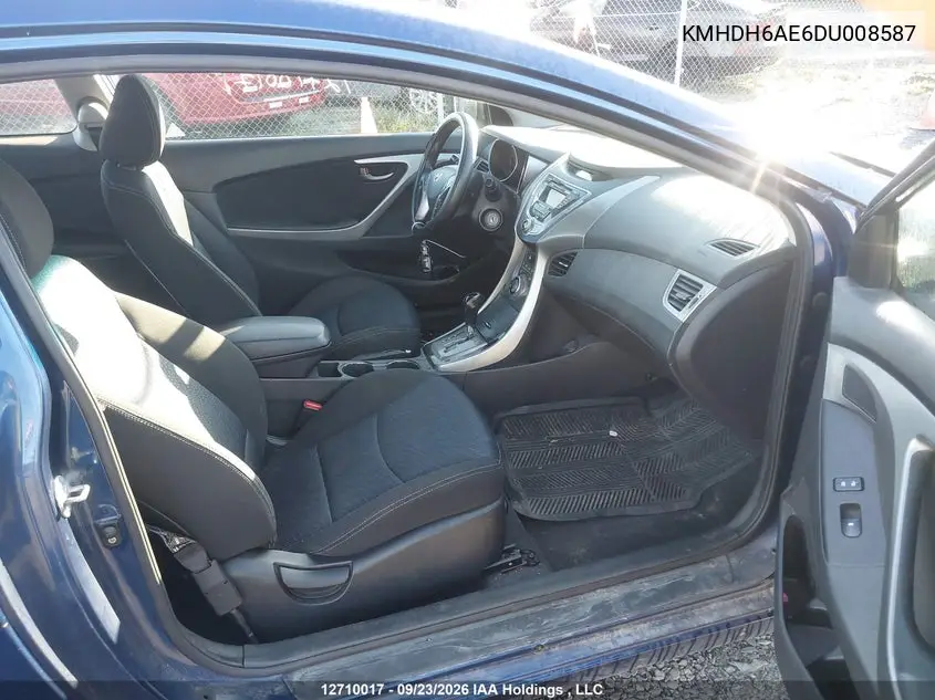 2013 HYUNDAI ELANTRA VIN KMHDH6AE6DU008587 — фото 5