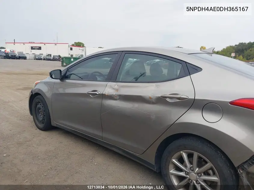 2013 HYUNDAI ELANTRA VIN 5NPDH4AE0DH365167 — фото 15