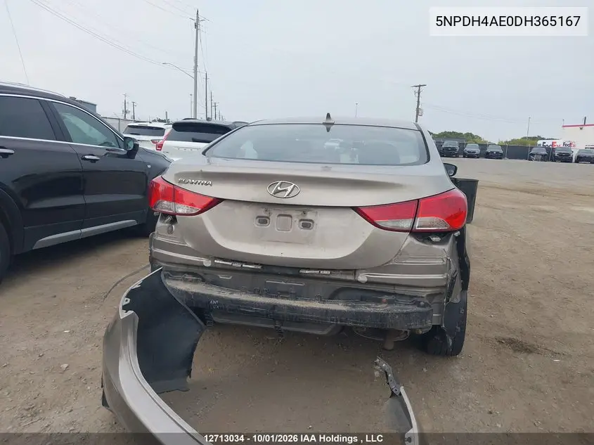 2013 HYUNDAI ELANTRA VIN 5NPDH4AE0DH365167 — фото 17