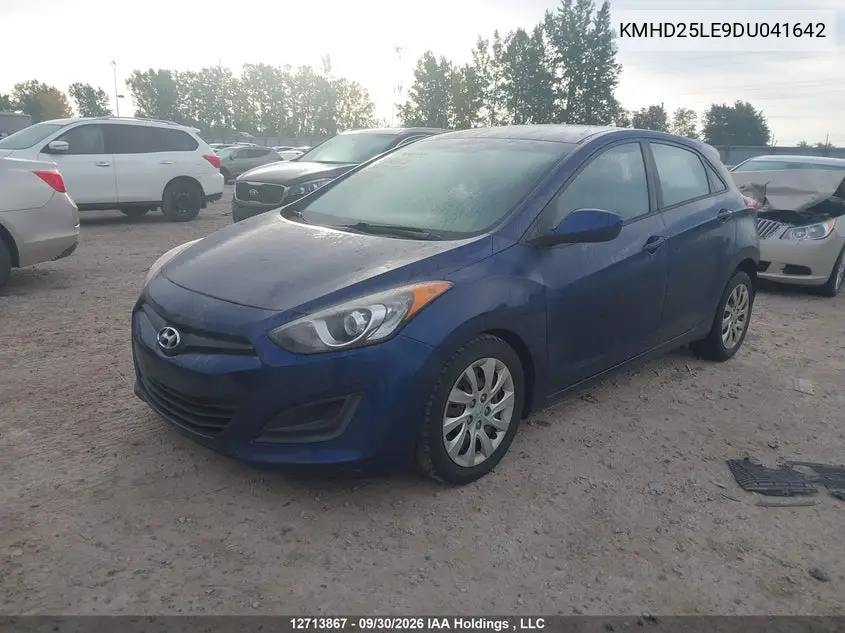 2013 HYUNDAI ELANTRA VIN KMHD25LE9DU041642 — фото 2