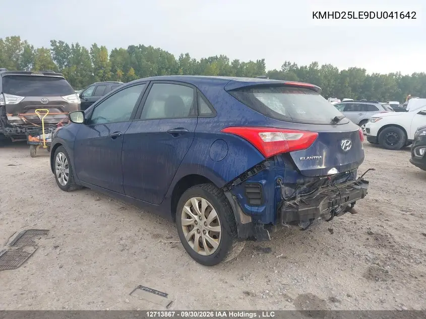 2013 HYUNDAI ELANTRA VIN KMHD25LE9DU041642 — фото 3
