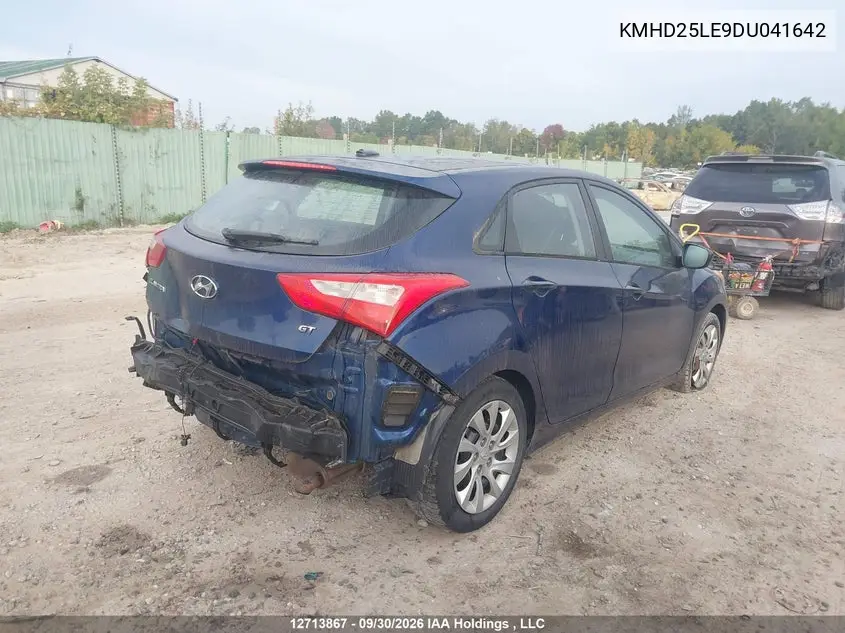 2013 HYUNDAI ELANTRA VIN KMHD25LE9DU041642 — фото 4