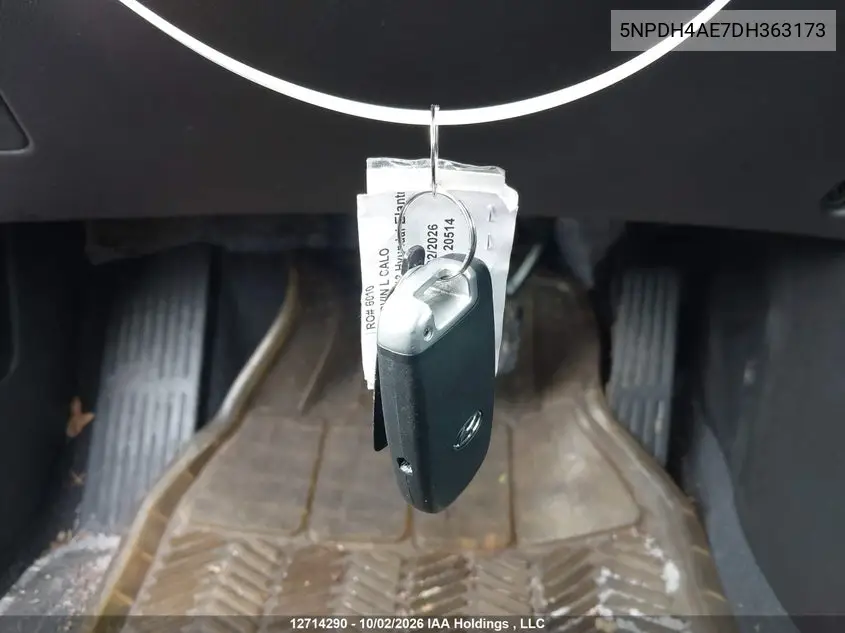 2013 HYUNDAI ELANTRA VIN 5NPDH4AE7DH363173 — фото 11