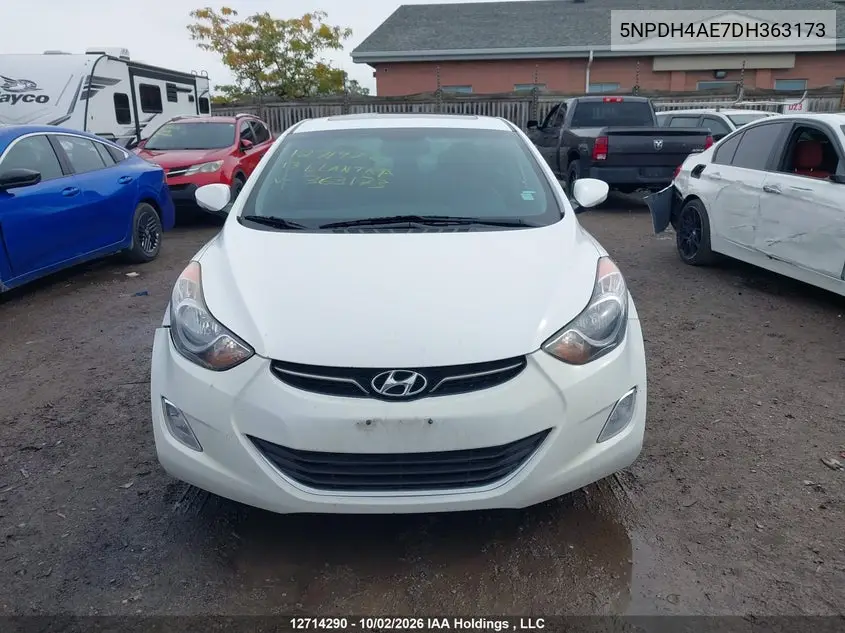 2013 HYUNDAI ELANTRA VIN 5NPDH4AE7DH363173 — фото 13