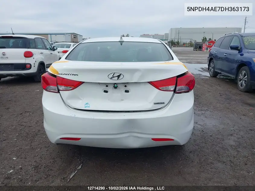 2013 HYUNDAI ELANTRA VIN 5NPDH4AE7DH363173 — фото 17