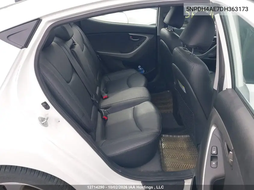 2013 HYUNDAI ELANTRA VIN 5NPDH4AE7DH363173 — фото 8