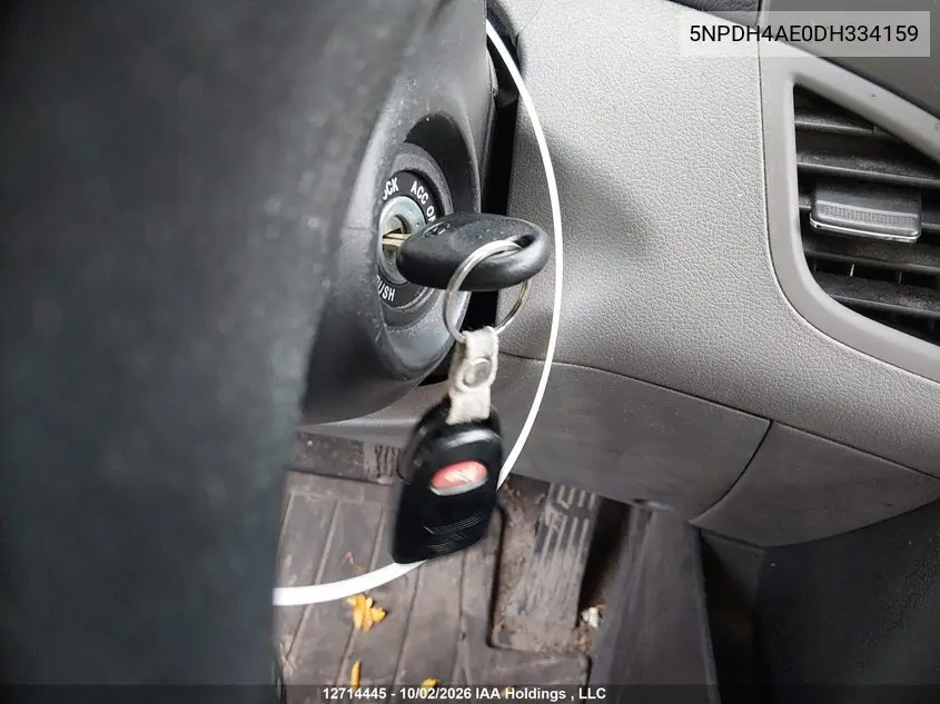 2013 HYUNDAI ELANTRA VIN 5NPDH4AE0DH334159 — фото 10