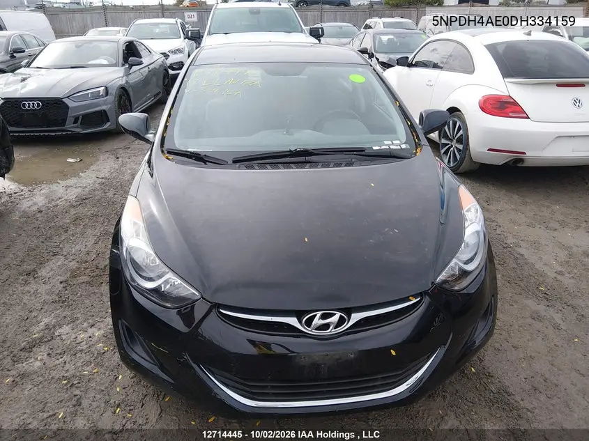 2013 HYUNDAI ELANTRA VIN 5NPDH4AE0DH334159 — фото 11